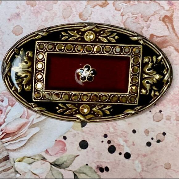 VINTAGE Catherine Popesco brooch made in France - Picture 1 of 2